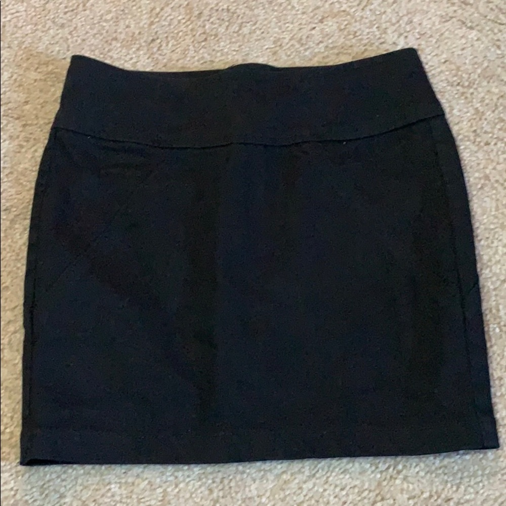 Black Zip Skirt from Pacsun